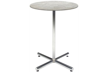 Easy Chrome Base Cement Top Highboy in Miami, Ft. Lauderdale, Palm Beach