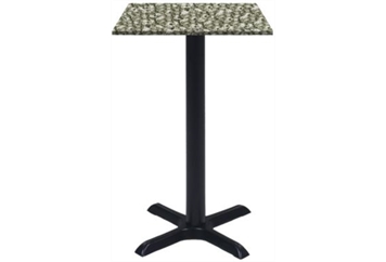 Spectrum Black Base Emerald Top Highboy Table in Miami, Ft. Lauderdale, Palm Beach