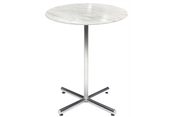 Easy Chrome Base Smoke Top Highboy Table in Miami, Ft. Lauderdale, Palm Beach