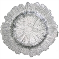 Sea Sponge Silver Charger Plate in Miami, Ft. Lauderdale, Palm Beach