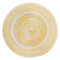 Rim Stripe Gold Starlight Pearl Charger Plate in Miami, Ft. Lauderdale, Palm Beach