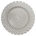 Luxe Silver Luster Charger Plate in Miami, Ft. Lauderdale, Palm Beach