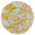 Valencia Gold and White Charger Plate in Miami, Ft. Lauderdale, Palm Beach