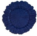 Sea Sponge Navy Charger Plate in Miami, Ft. Lauderdale, Palm Beach