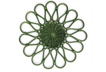 Daisy Charger Plate - Green in Miami, Ft. Lauderdale, Palm Beach