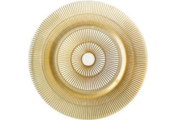 Egyptian Charger Plate - Gold in Miami, Ft. Lauderdale, Palm Beach