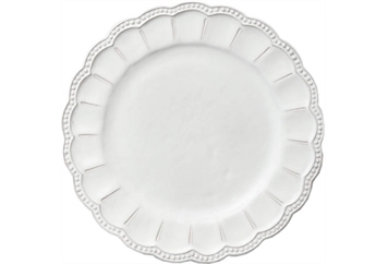 Francesca Charger Plate - White in Miami, Ft. Lauderdale, Palm Beach