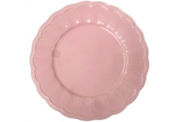 Francesca Charger Plate - Rose in Miami, Ft. Lauderdale, Palm Beach