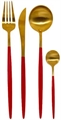 Goa Flatware - Red and Gold in Miami, Ft. Lauderdale, Palm Beach