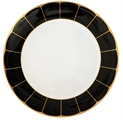 Manhattan Charger Plate - Black And Gold in Miami, Ft. Lauderdale, Palm Beach