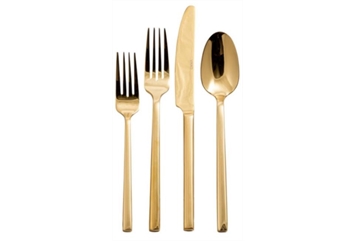 Moderno Gold Flatware in Miami, Ft. Lauderdale, Palm Beach