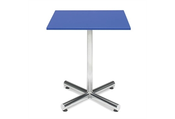 Spectrum Chrome Base Blue Top Cafe Table in Naples, Marco Island, Ft. Myers