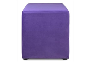 Rubix Cube Ottoman - Grape in Naples, Marco Island, Ft. Myers