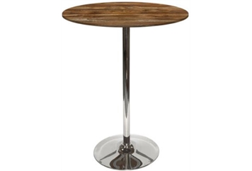 Easy Chrome Tulip Base Yukon Gold Highboy in Naples, Marco Island, Ft. Myers