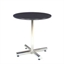 Easy Chrome Base Black Top Cafe Table in Orlando