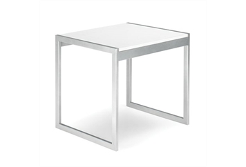Aria White End Table in Orlando