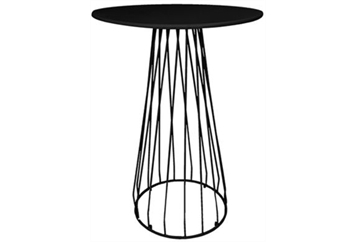 Arlo Highboy Table - Black in Orlando