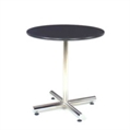 Easy Chrome Base Black Top Cafe Table in Tampa, St Petersburg