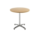 Easy Chrome Base Maple Top Cafe Table in Tampa, St Petersburg