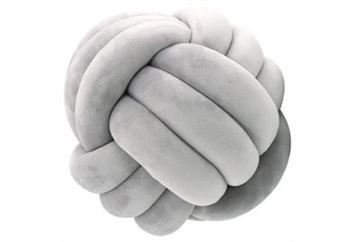 Knot Pillow - Grey in Miami, Ft. Lauderdale, Palm Beach