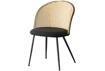 Cane Back Dining Chair - Curved in Miami, Ft. Lauderdale, Palm Beach