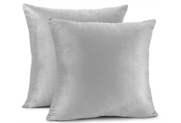 Le Cousin Velvet Pillow - Light Grey in Miami, Ft. Lauderdale, Palm Beach