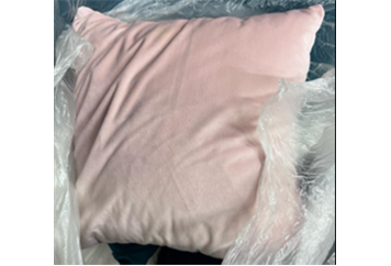 Le Cousin Velvet Pillow - Pink in Miami, Ft. Lauderdale, Palm Beach