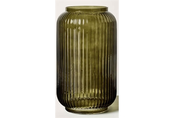 Olive Glass Vase in Tampa, St Petersburg