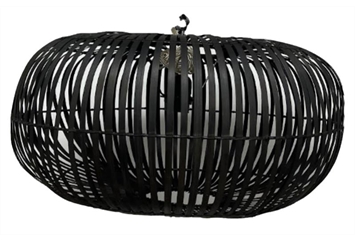 Black Pumpkin Lamp in Naples, Marco Island, Ft. Myers