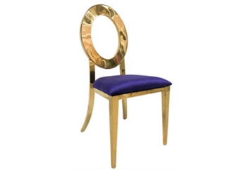 O Chair Gold - Purple Pad in Orlando