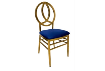 Phoenix Gold Chair with Navy Velvet in Orlando