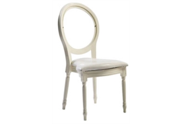 White Medallion Louis Pop Chair in Orlando