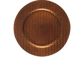 Lattice Bronze Charger Plate in Orlando