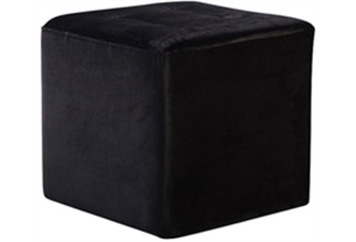 Siena Cube Ottoman - Black in Orlando