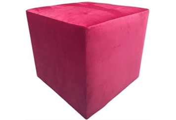 Cube Ottoman Pink in Orlando