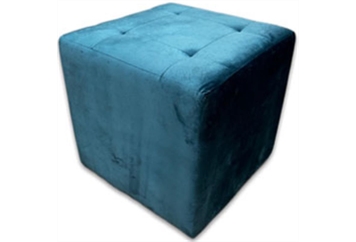 Siena Cube Ottoman - Blue in Orlando