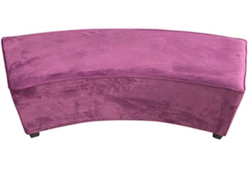 Minotti Curved Bench - Purple 5ft 5in in Orlando