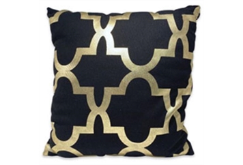 Pillow - Kasbah Black and Gold in Orlando