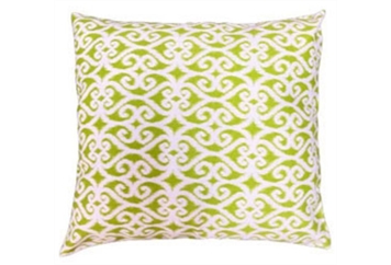 Pillow - Green & White Swirl in Orlando