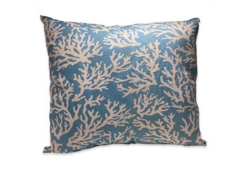 Pillow - Blue & White Coral in Orlando