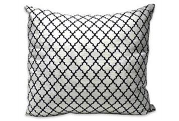 Pillow - White & Black Kasbah in Orlando