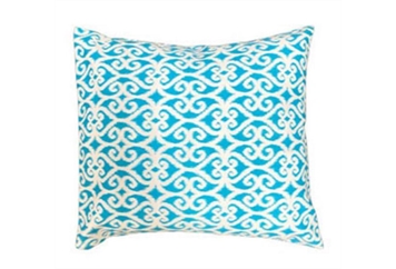 Pillow - White & Blue Swirl in Orlando