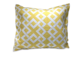 Pillow - Yellow & White in Orlando