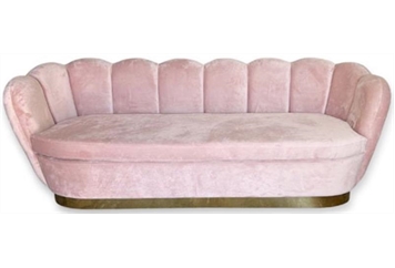 Berlin Sofa - Blush in Orlando