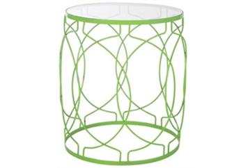 Accent End Table - Green in Orlando