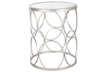 Accent End Table - White in Orlando