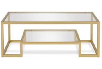 Gio Coffee Table - Gold in Orlando