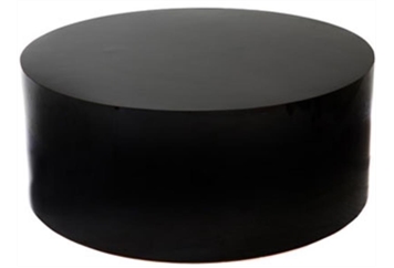 Round Coffee Table - Black in Orlando