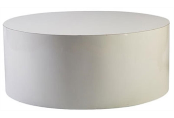 Round Coffee Table - White in Orlando