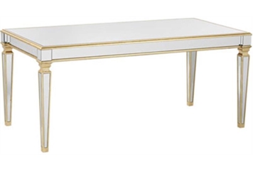 Mirror Dining Table - Gold in Orlando